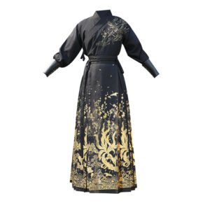 Ming Dynasty Hanfu with Horse-Faced Skirt 1