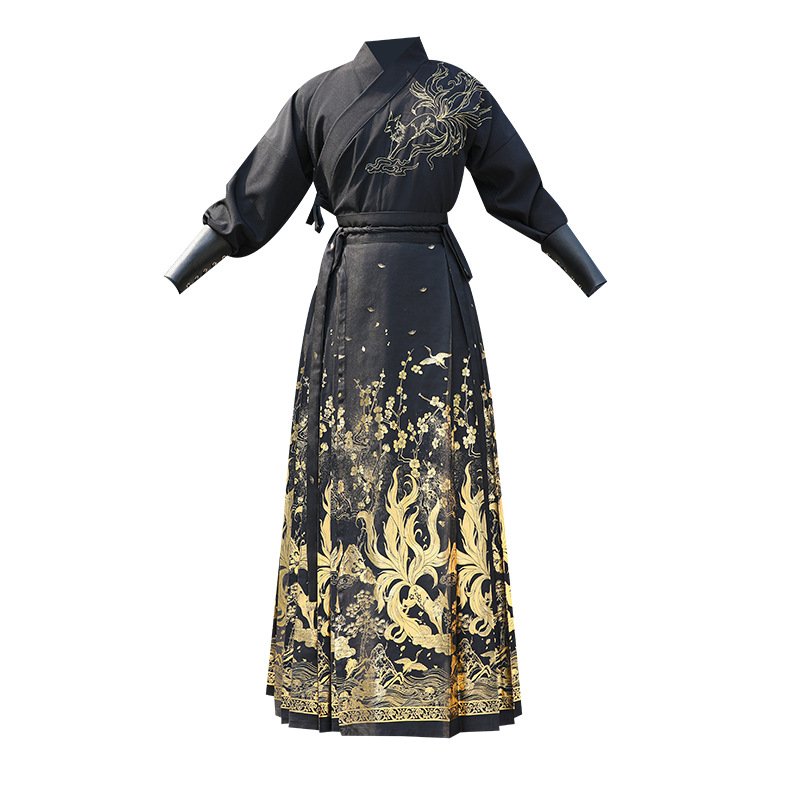 Ming Dynasty Hanfu with Horse-Faced Skirt 1