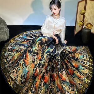 Ming Dynasty Hanfu Ma Mian Skirt 2